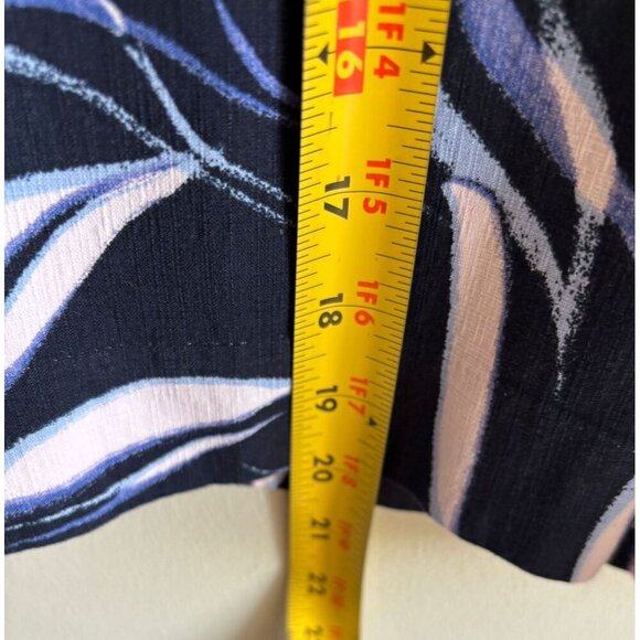 Chicos womens Tropical Printed Shorts Blue Size 3 - Picture 5 of 11